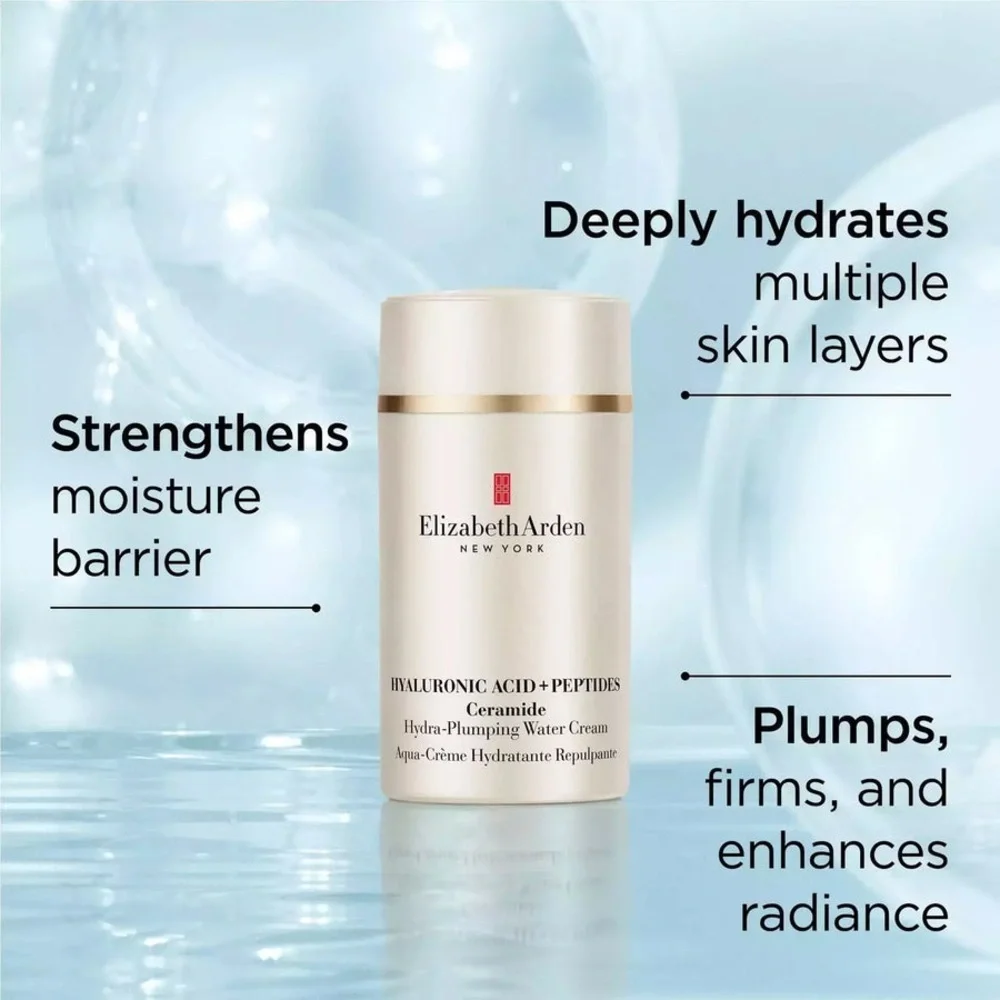 Elizabeth Arden HYALURONIC ACID + PEPTIDES CERAMIDE HYDRA-PLUMPING WATER CREAM